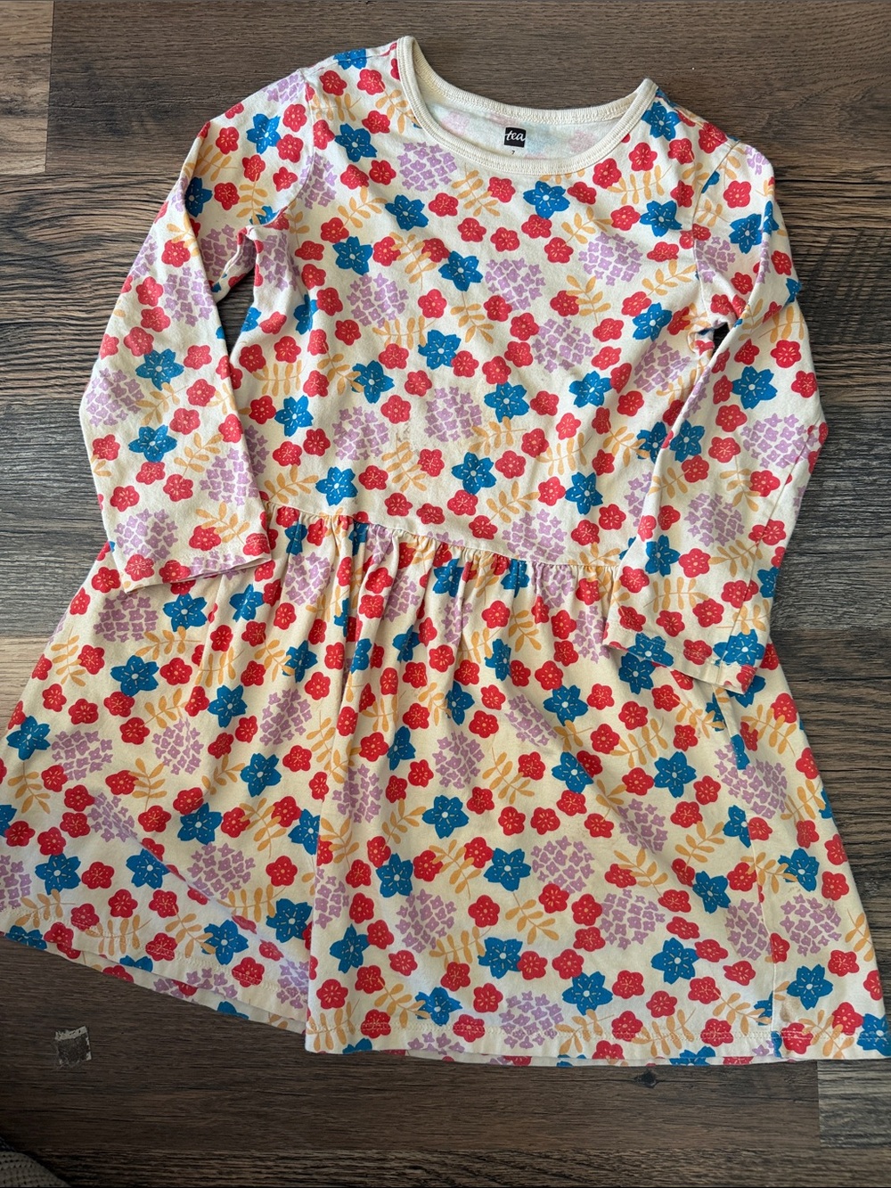Tea Collection Blossoms and Hydrangeas cotton dress 7